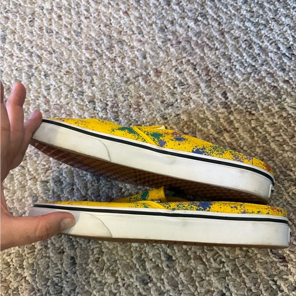 Vans Size 8.5 Men / 10 Women Classic Slip on Mule ‘Overspray - Freesia” Like New - Picture 3 of 13